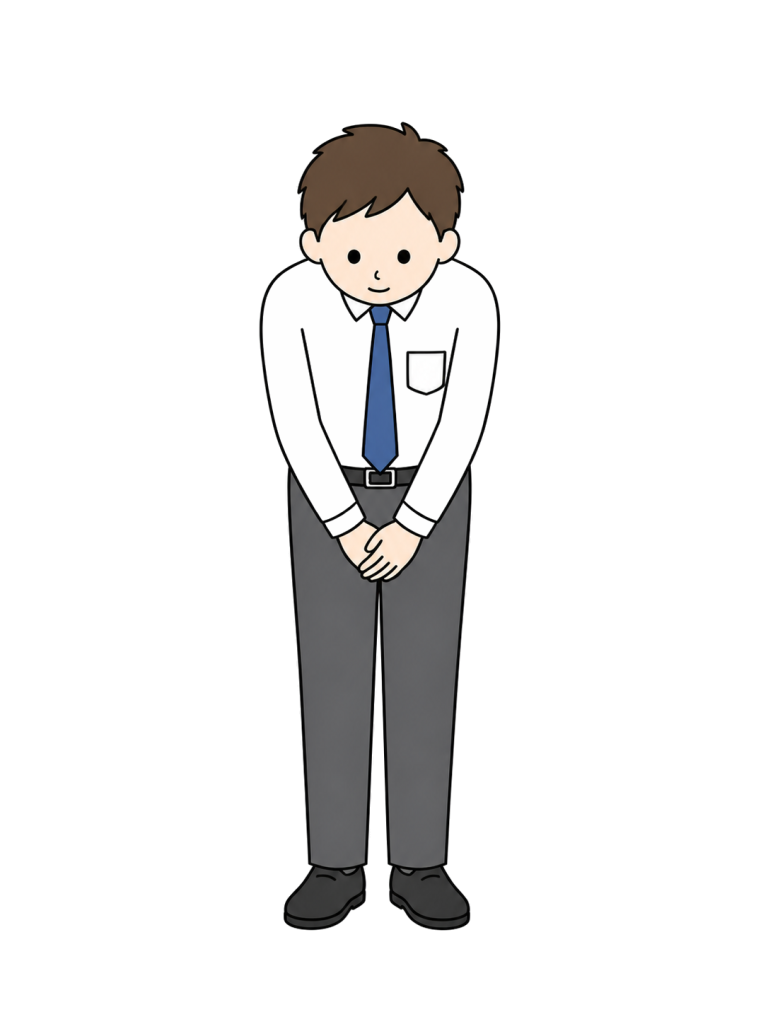 Apologetic man