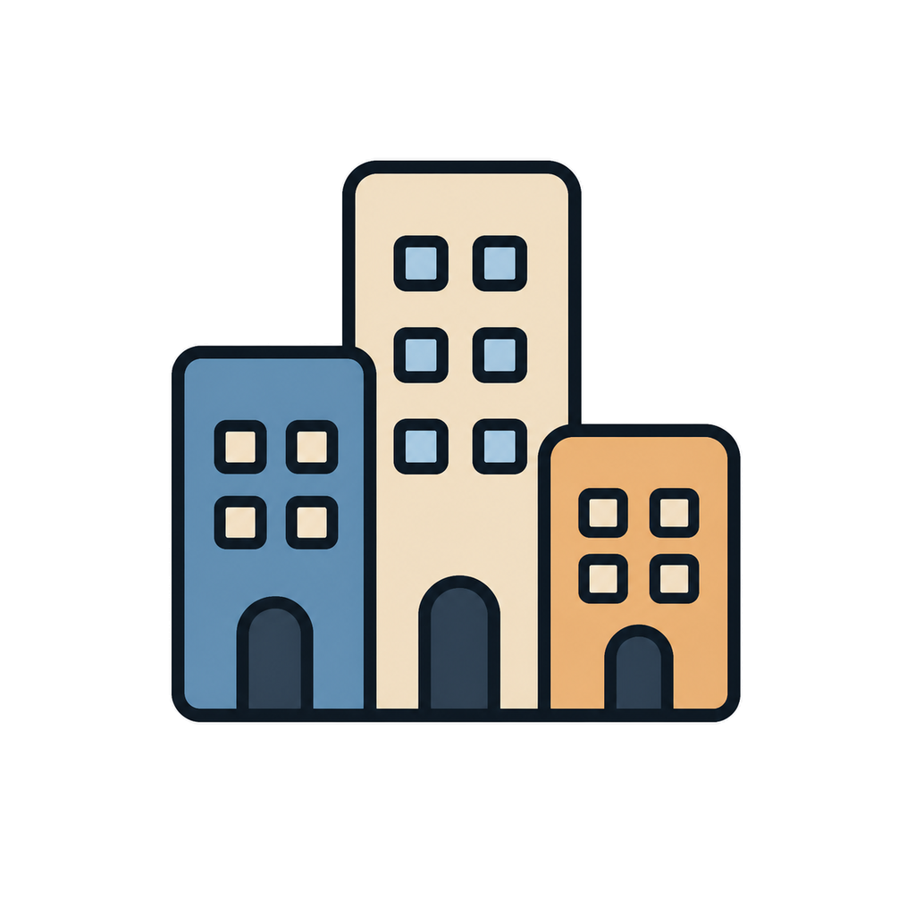 Buildings logo B