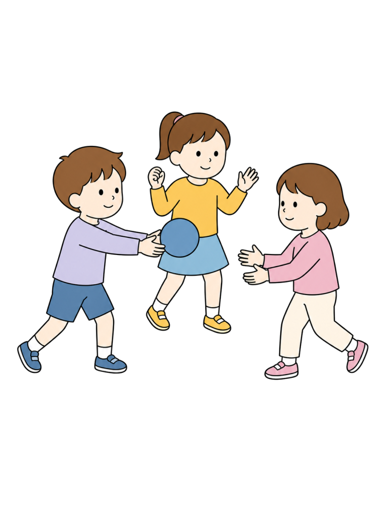 YURUNDO illustration: Children Enjoying Community Sports