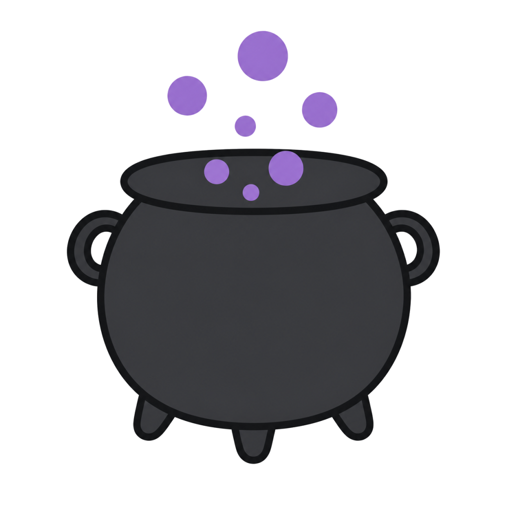 Halloween cauldron