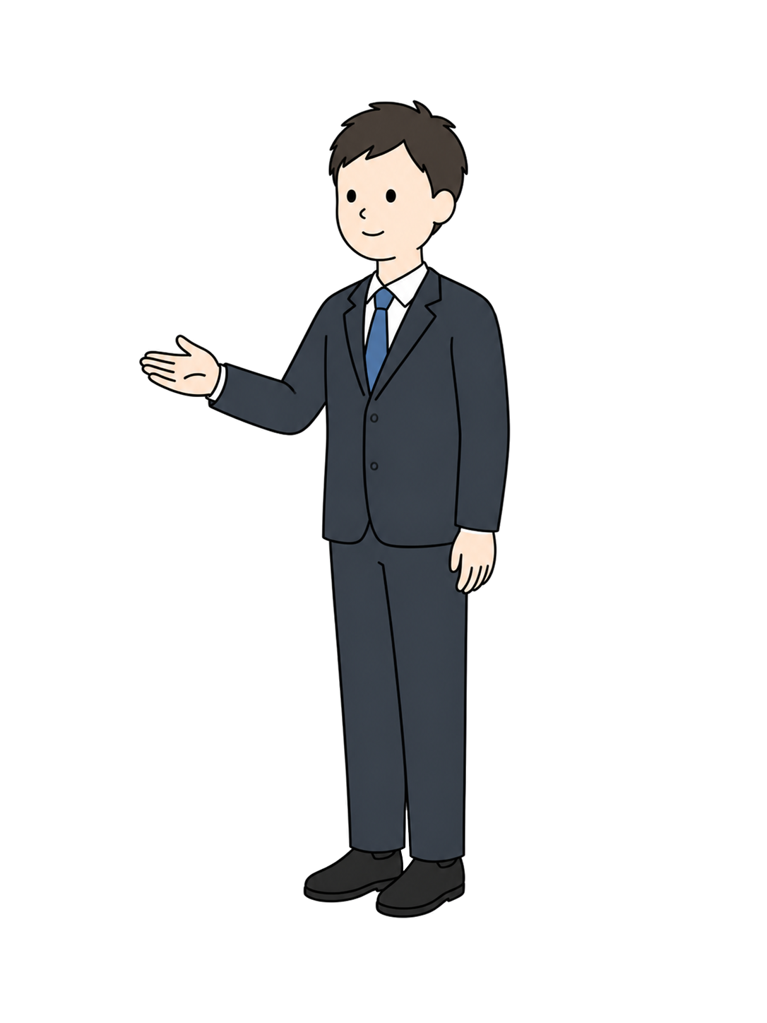 YURUNDO illustration: Male Public Speaker Giving a Speech