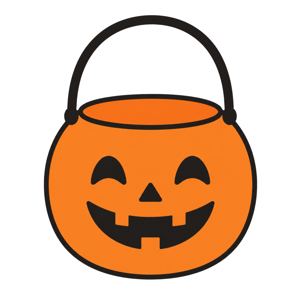 Pumpkin candy bucket