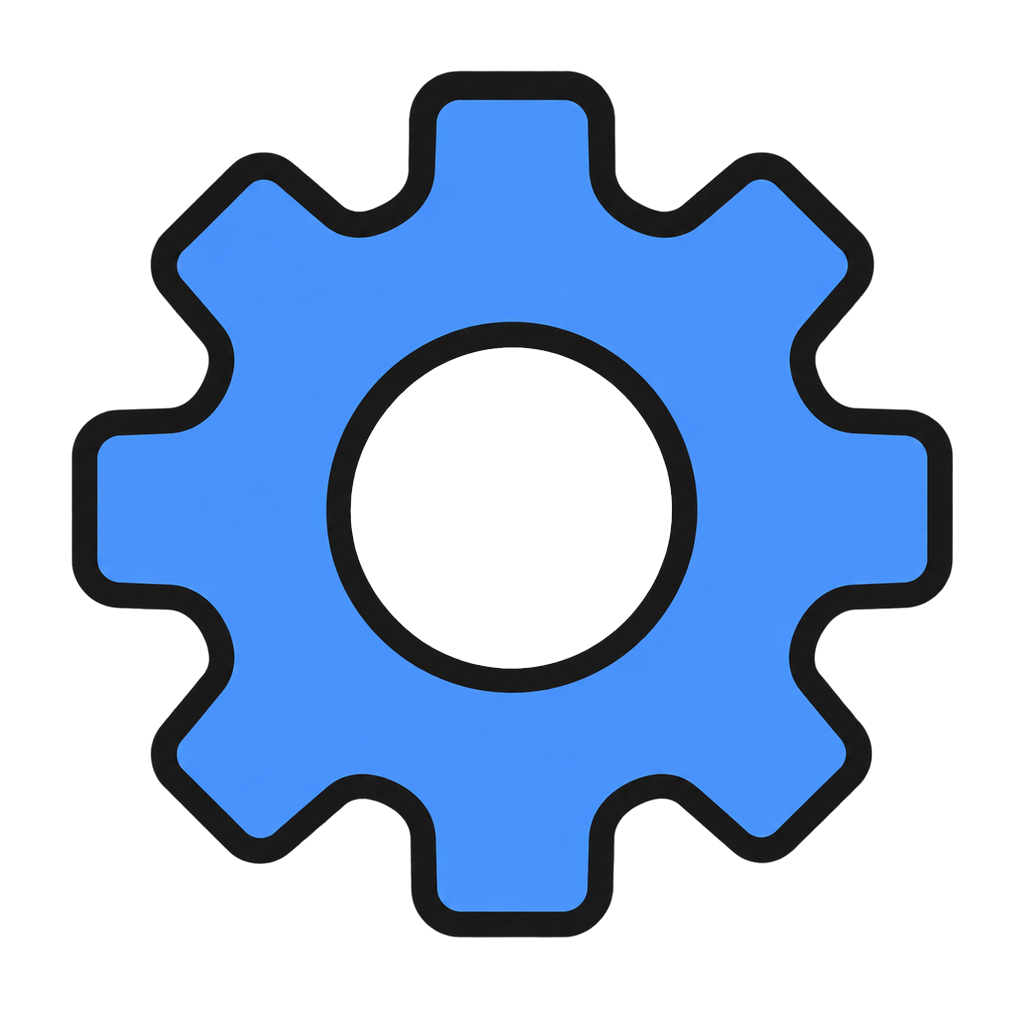 Settings gear