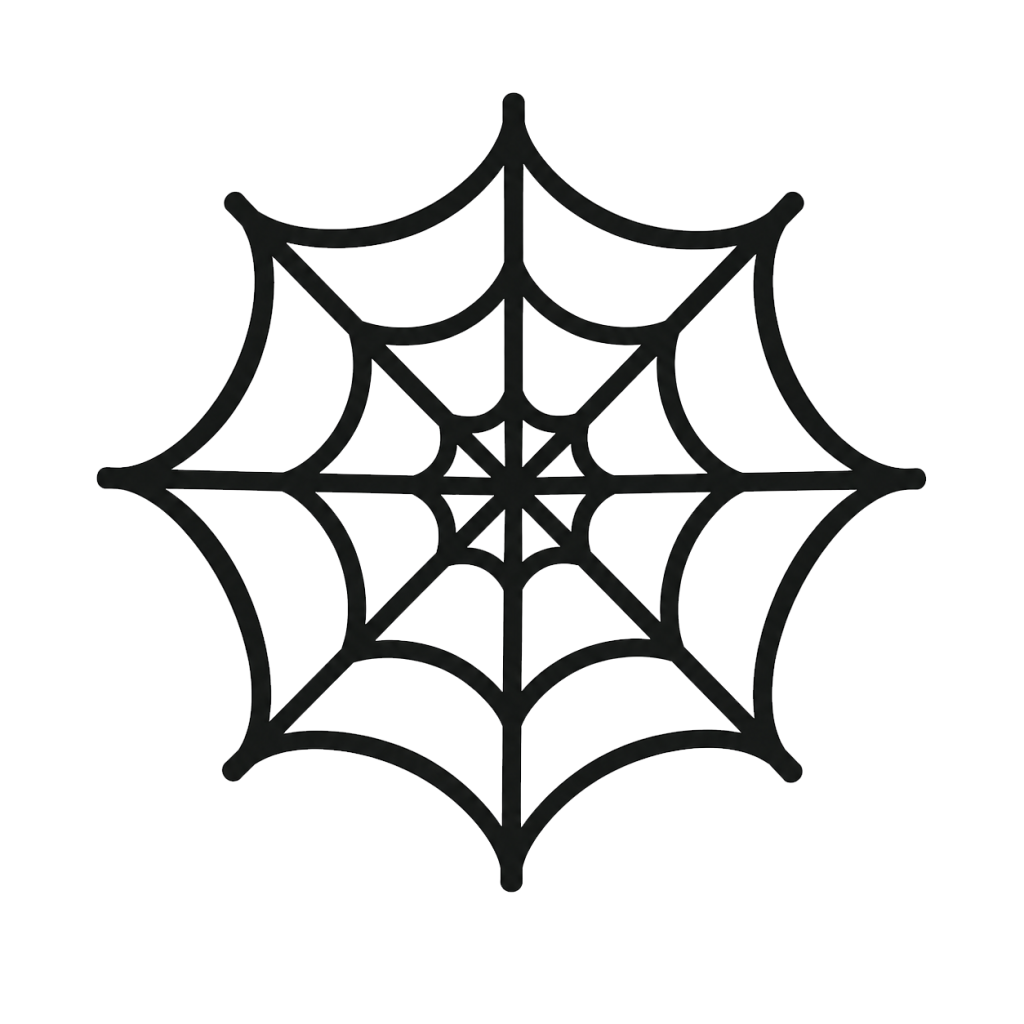 Spider web icon