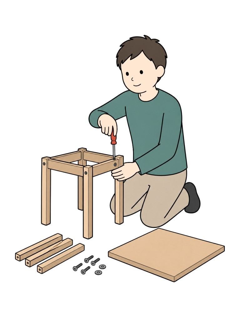 Assembling furniture