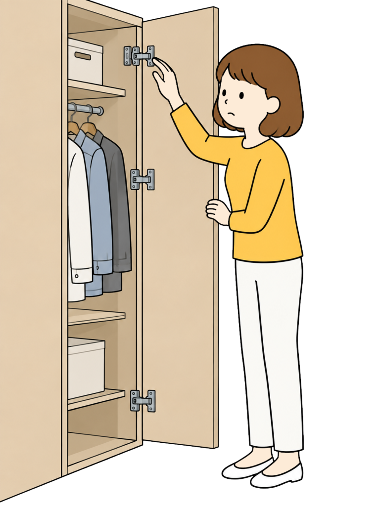 Checking a problematic door