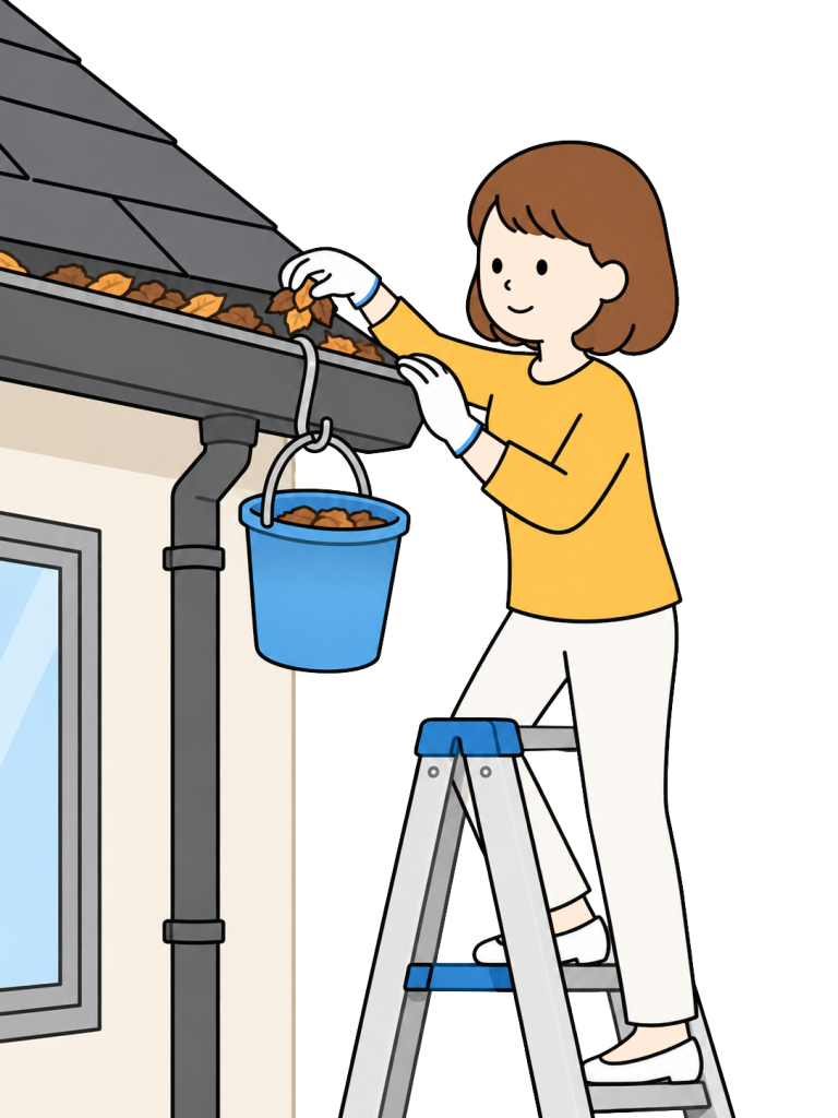 Cleaning gutters