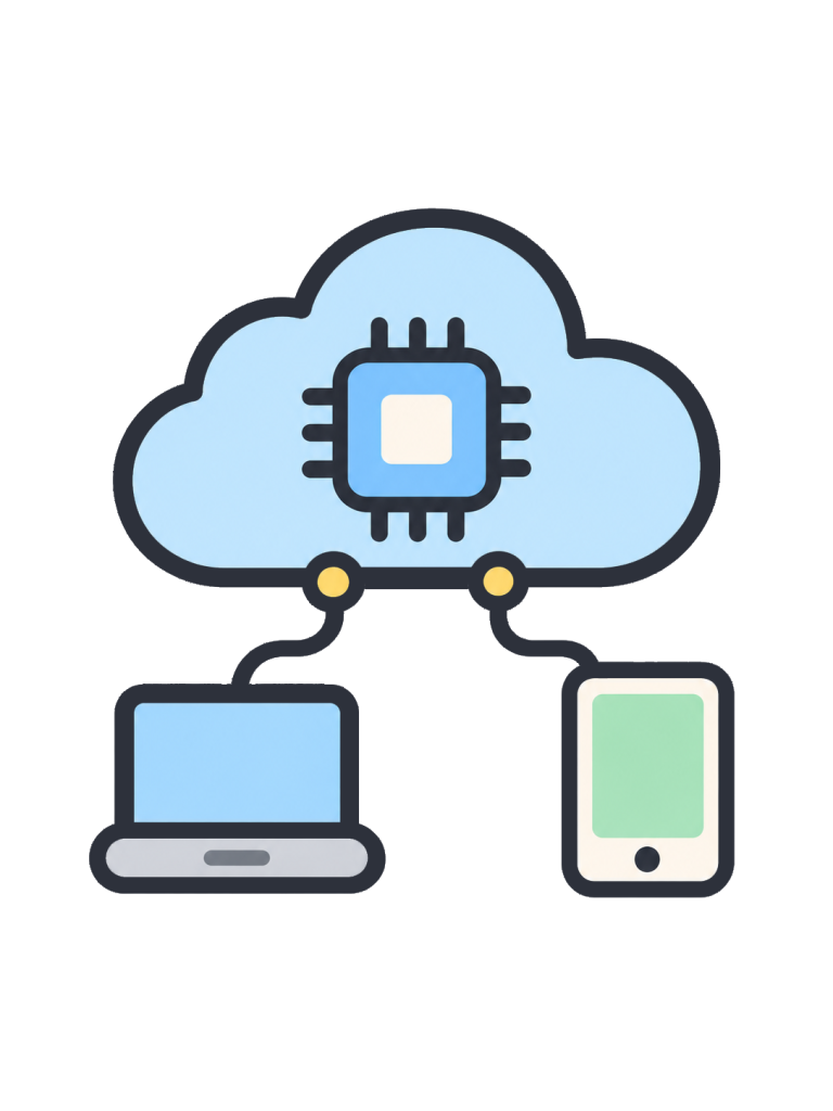 Cloud ai icon