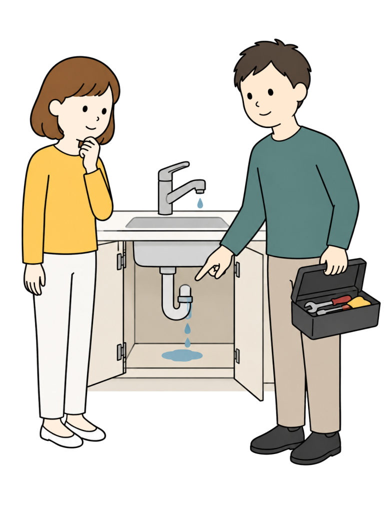 Consulting a home repair professional