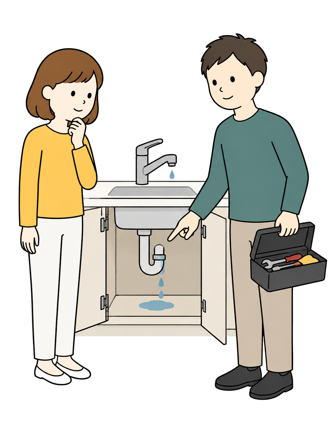 YURUNDO illustration: Consulting a Home Repair Professional