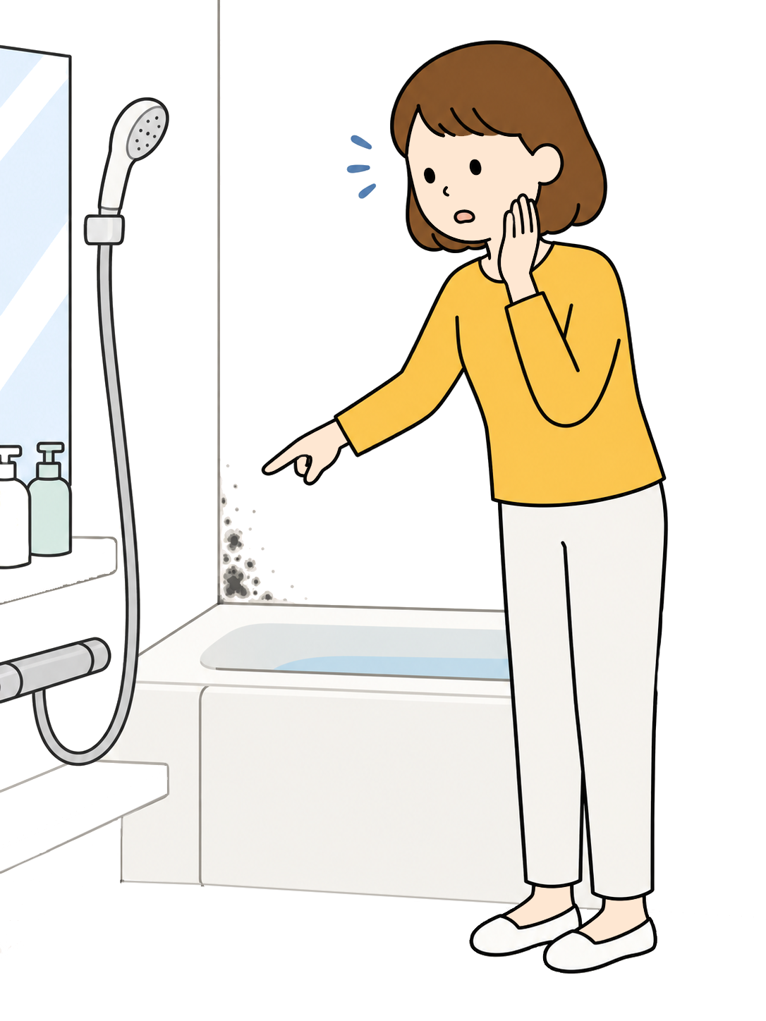 YURUNDO illustration: Discovering Mold at Home