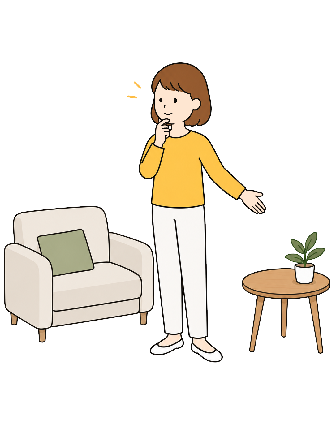 YURUNDO illustration: Planning Furniture Placement