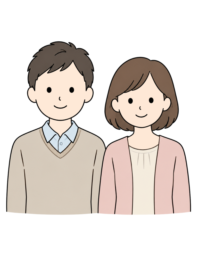 Smiling couple