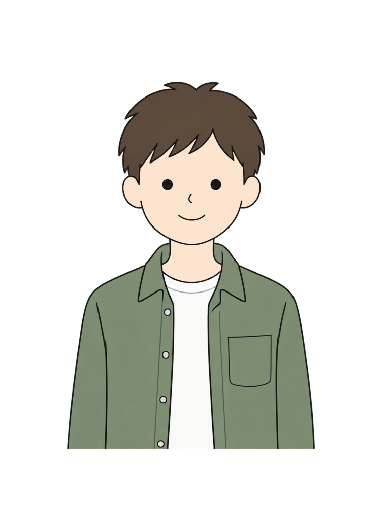 Smiling teenage boy