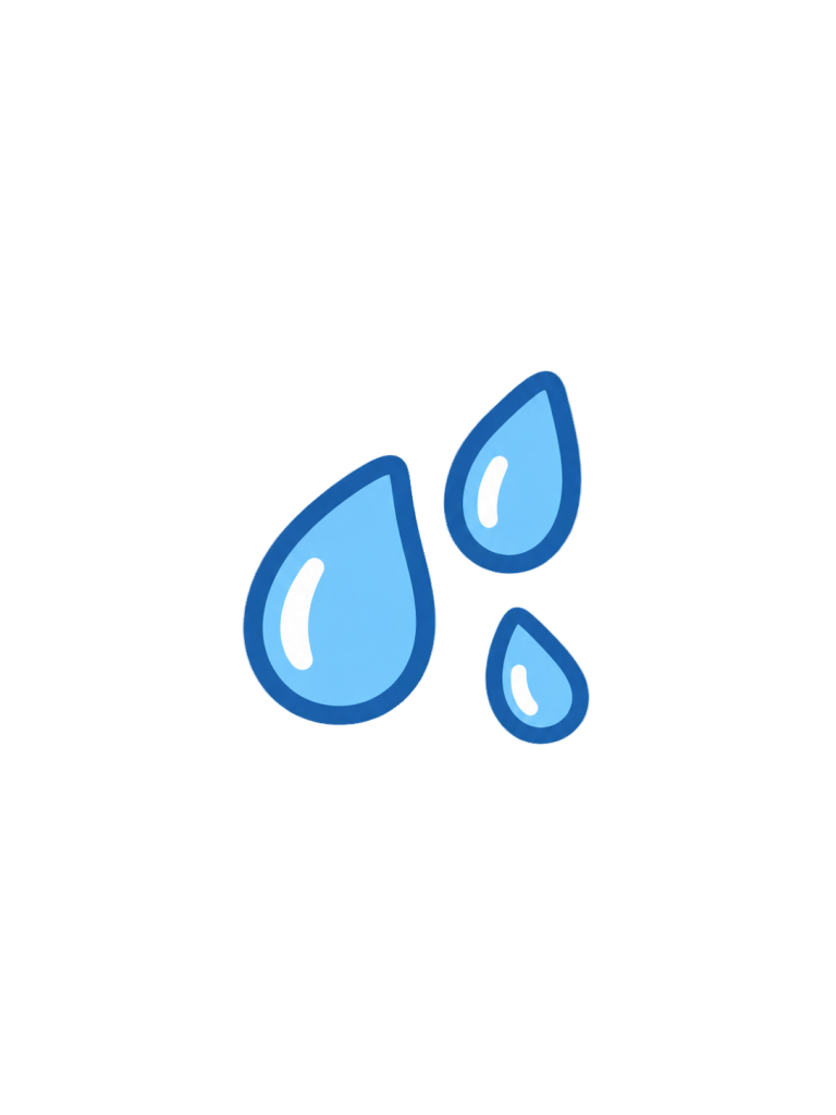 焦り・汗のしずくのYURUNDOイラスト素材