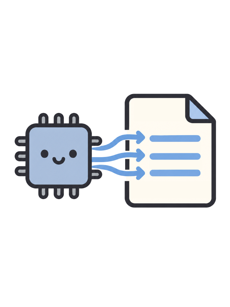 Text generation icon