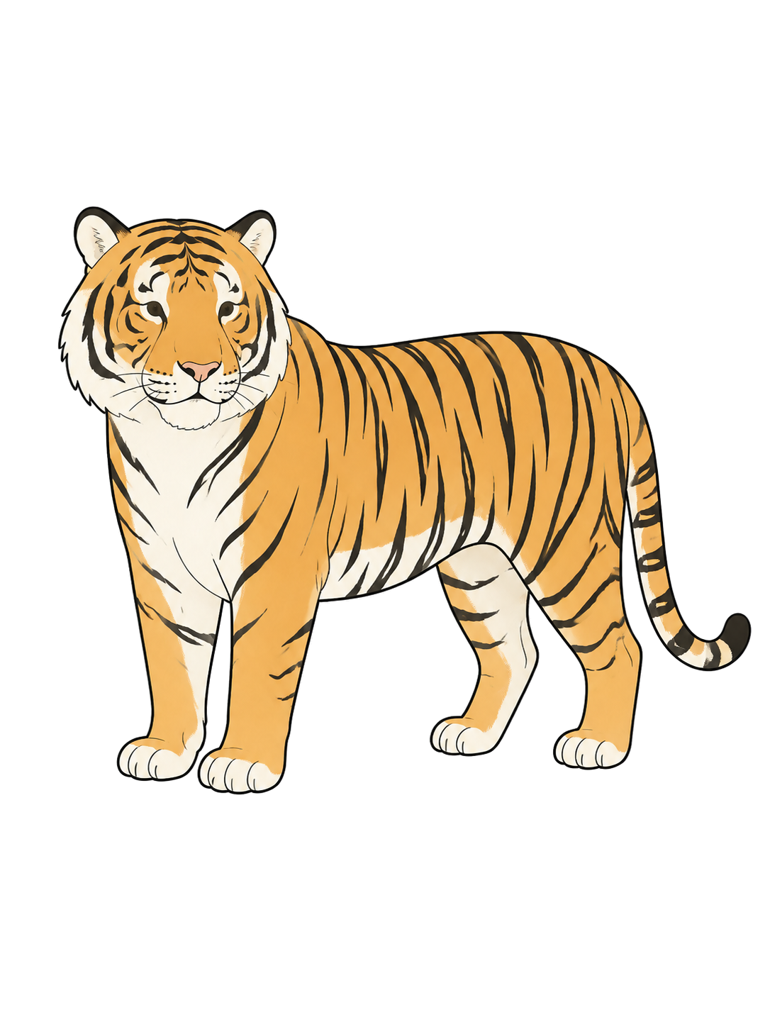 YURUNDO illustration: Tiger