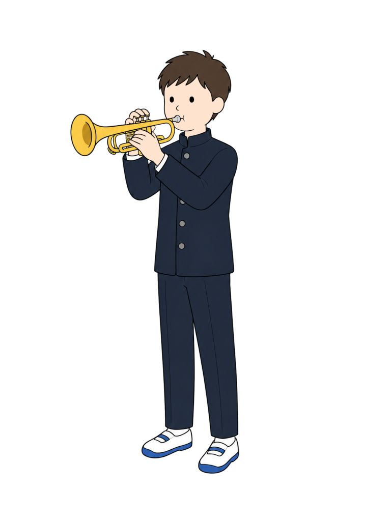 Trumpet in brass band