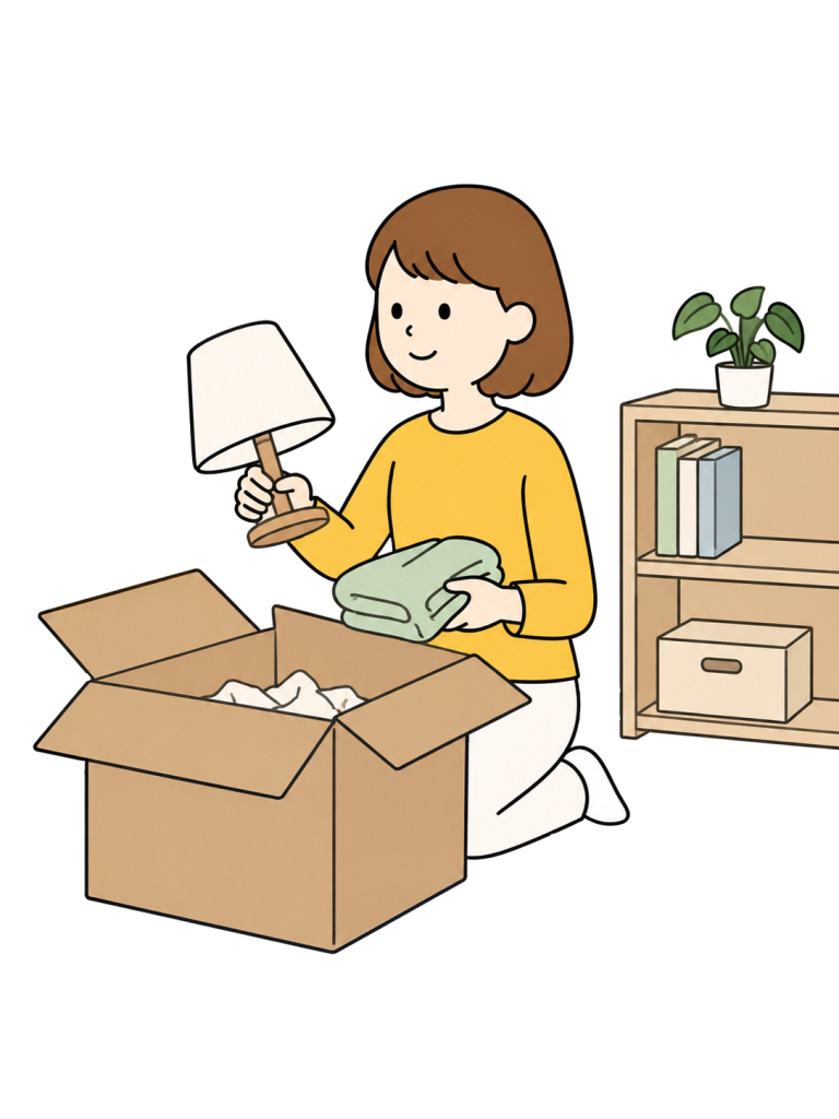 Unpacking after moving