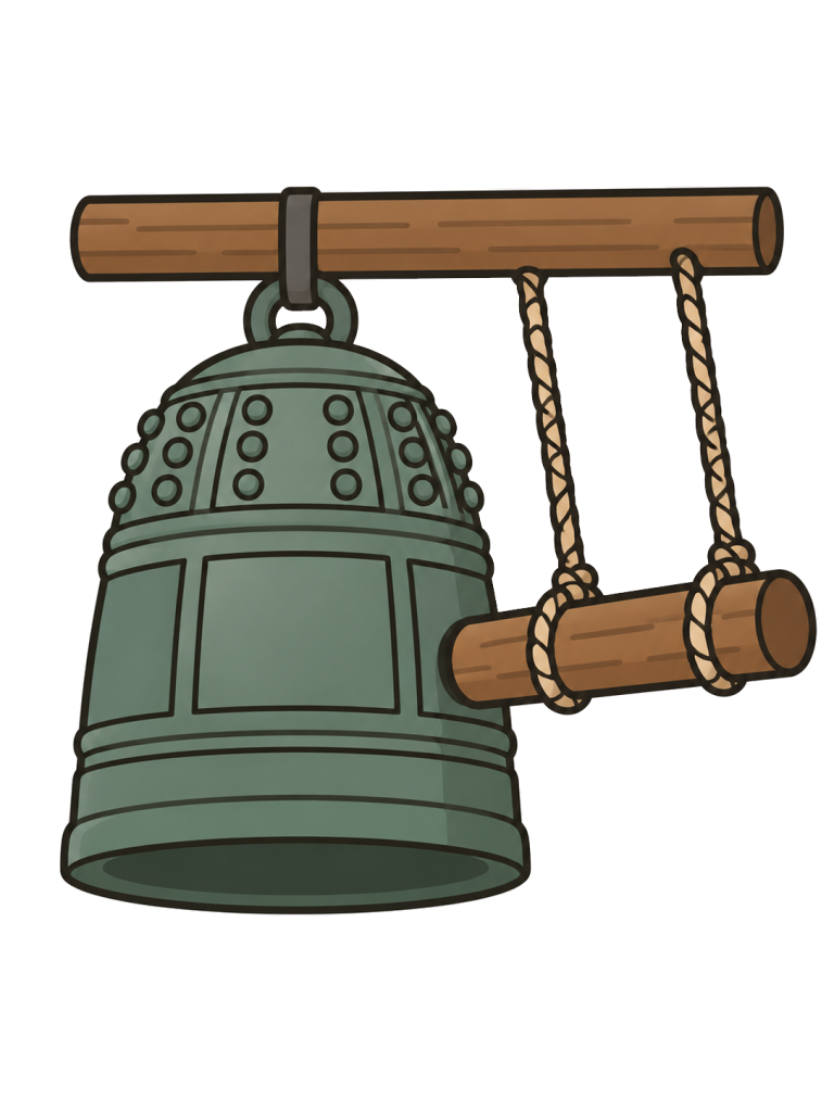 New years eve temple bell