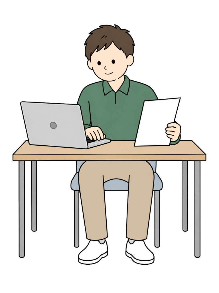 Person reviewing monthly expenses on a computer