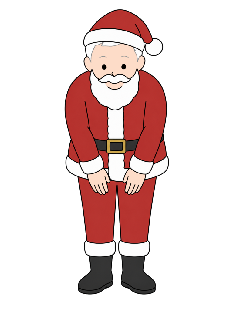 Santa bowing